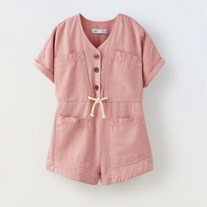 Zara Blush Pink Kids Romper